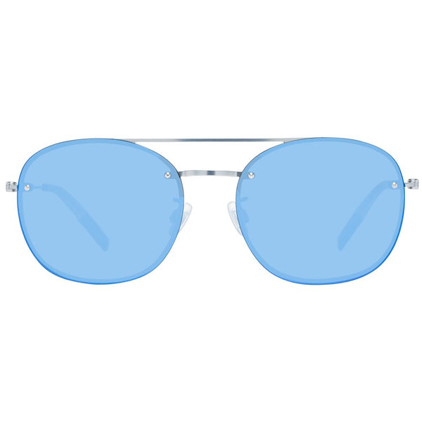 Blue Metal & Plastic Sunglasses