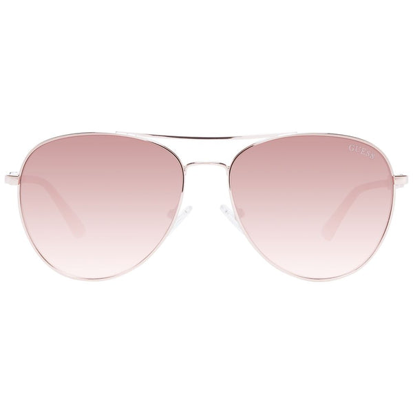 Rose Gold Metal Sunglasses