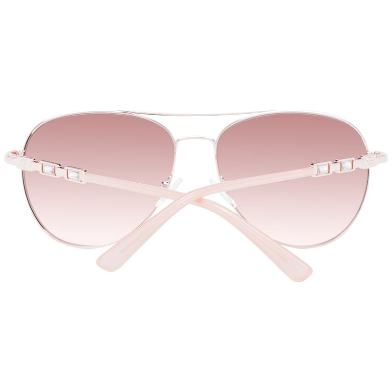 Rose Gold Metal Sunglasses