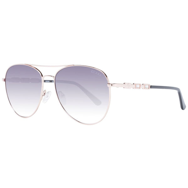 Rose Gold Metal Sunglasses