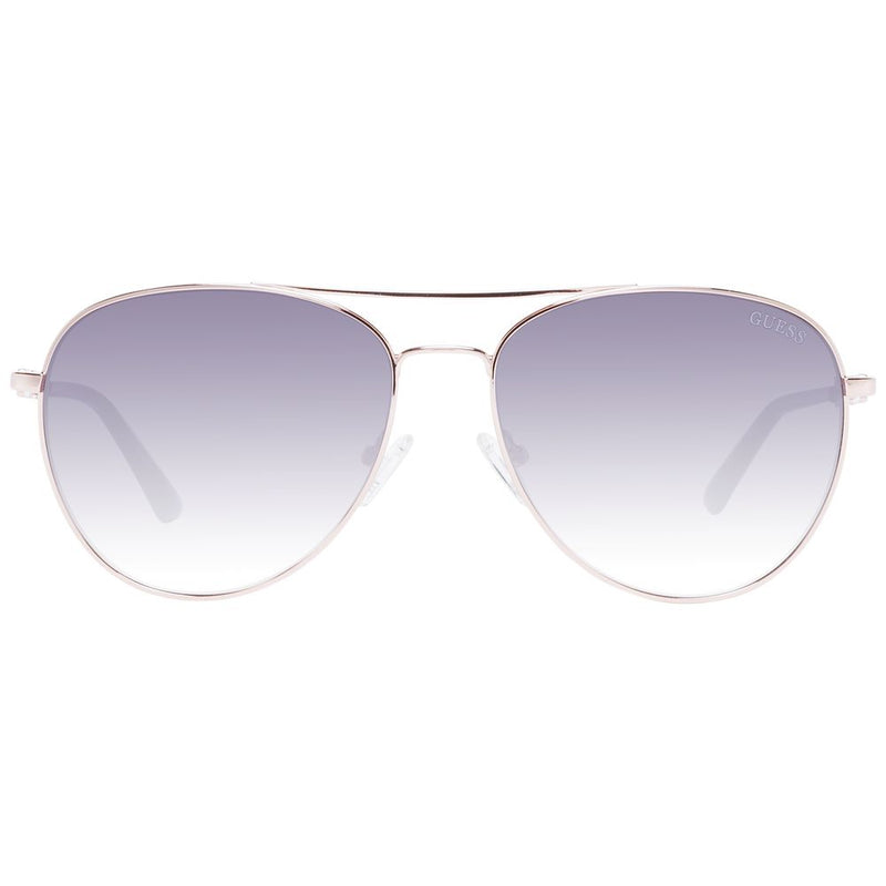 Rose Gold Metal Sunglasses