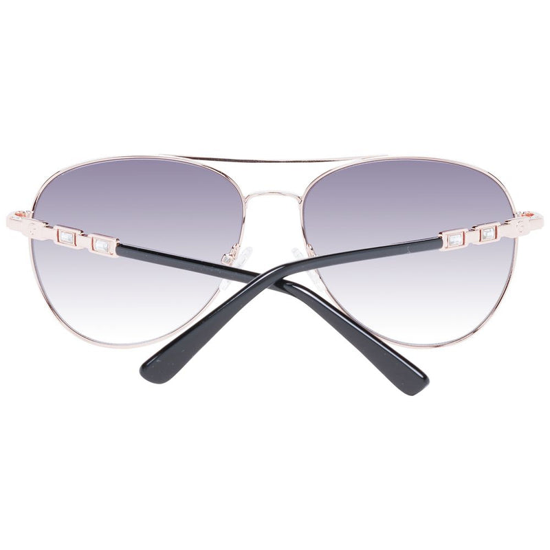 Rose Gold Metal Sunglasses