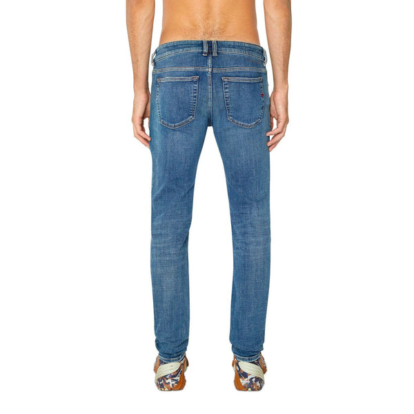 Blue Cotton Men Skinny Jean