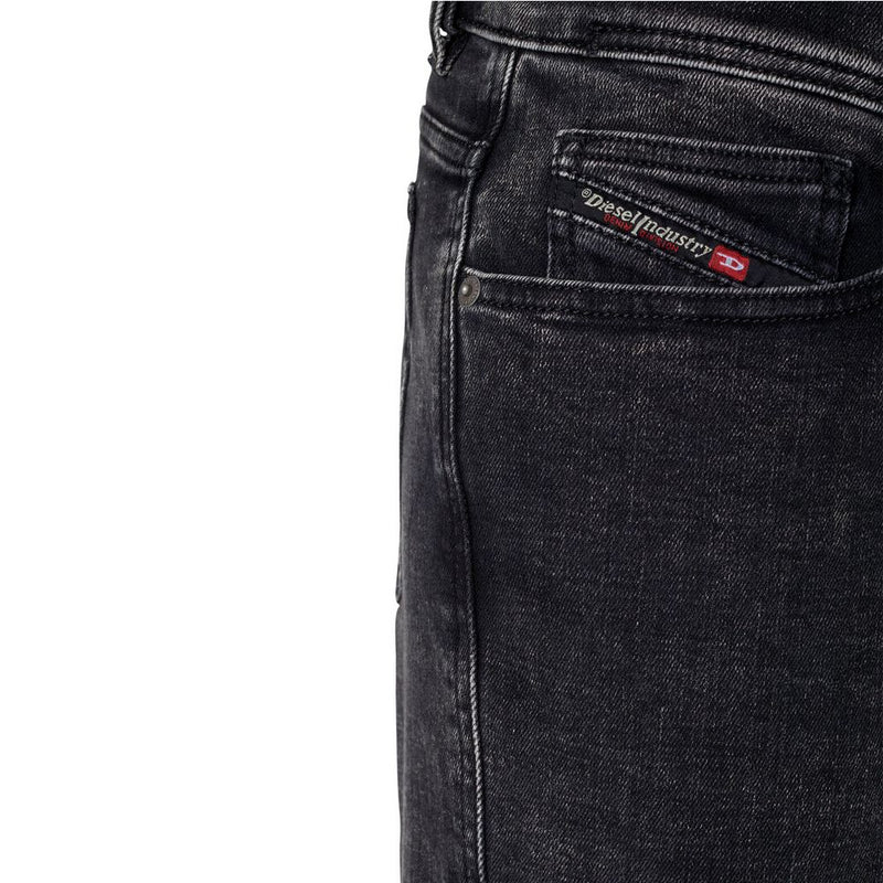 Black Cotton Men Jean