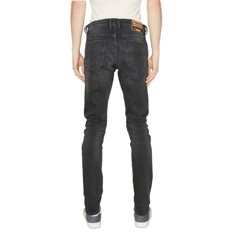 Black Cotton Men Jeans