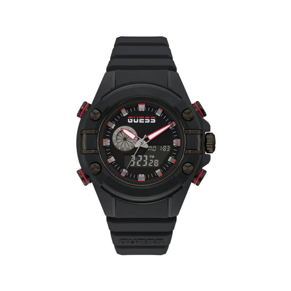 Black Resin Sport Watch