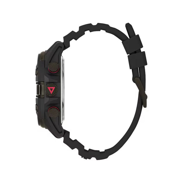 Black Resin Sport Watch