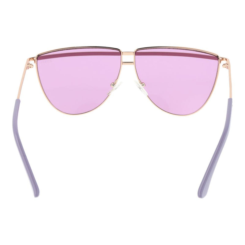 Rose Gold Metal Sunglasses