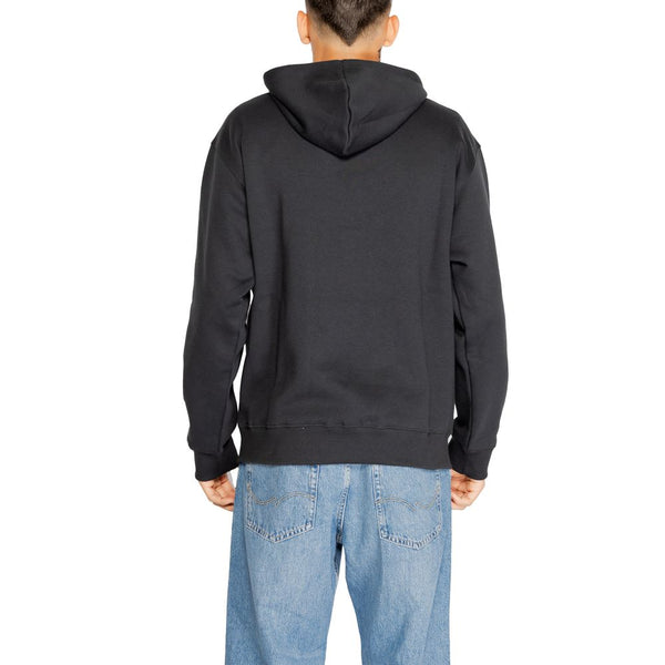 Black Cotton Hoodie