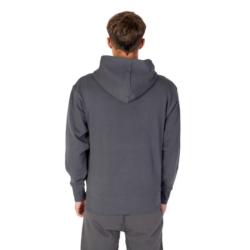 Gray Cotton Hoodie