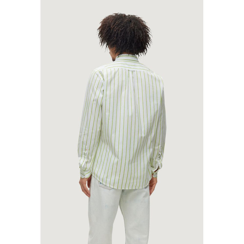 Green Cotton Dress Shirt
