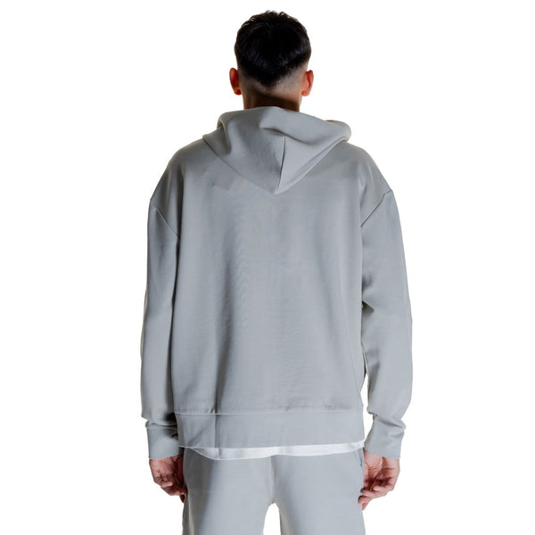Gray Cotton Hoodie