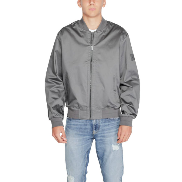 Gray Organic Cotton Bomber