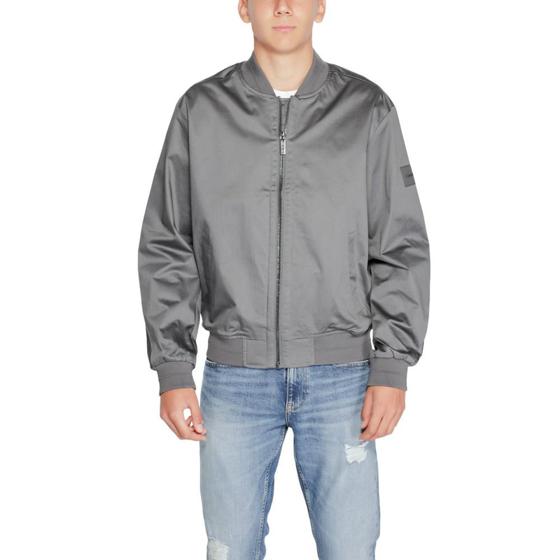 Gray Organic Cotton Bomber