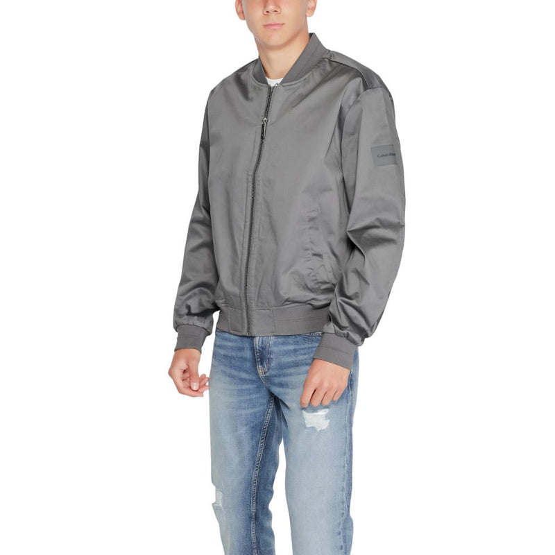 Gray Organic Cotton Bomber