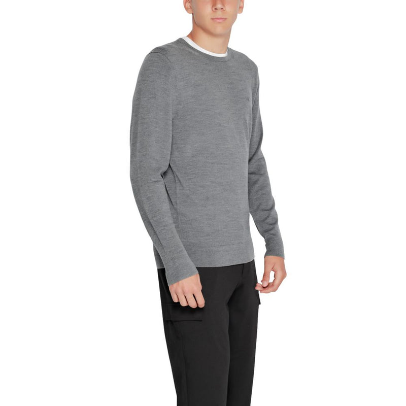 Gray Recycled Wool Sweatshirt