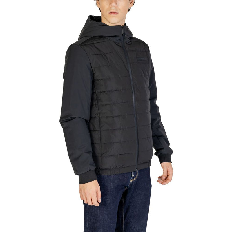 Black Recycled Polyester Shell Jacket