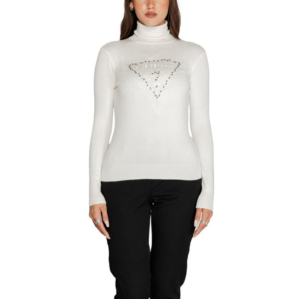 White Viscose Turtleneck