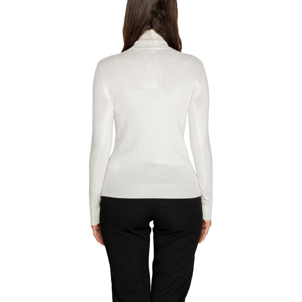 White Viscose Turtleneck