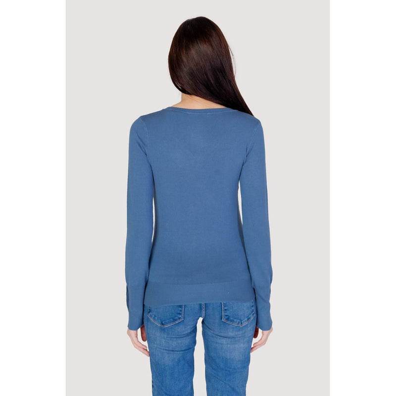 Blue Cotton Sweatshirt