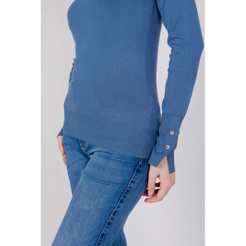 Blue Cotton Sweatshirt