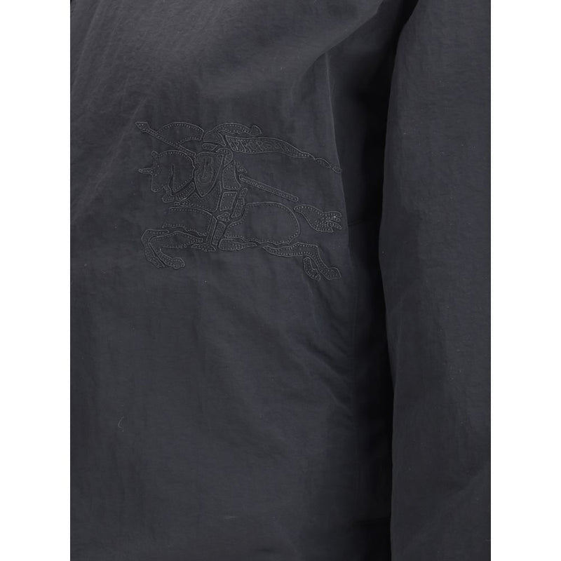 Brown Polyester Shell Jacket