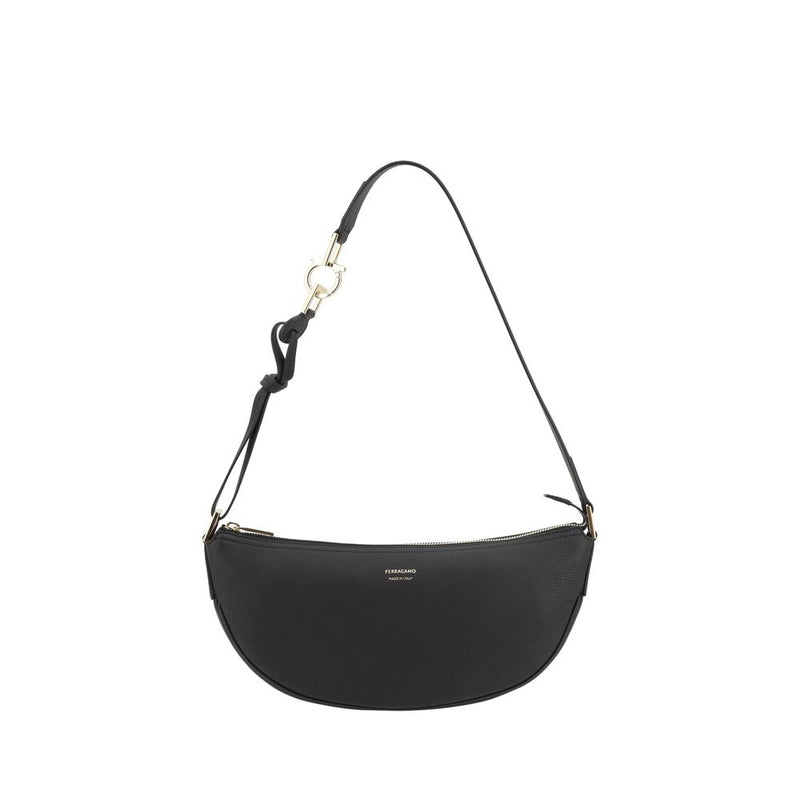 Black Calf Leather Bos Taurus Shoulder Bag