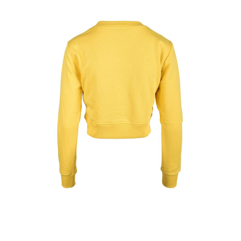 Yellow Cotton Sweatshirt
