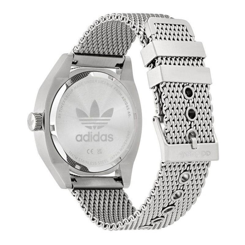 Gray Stainless Steel Dress Watch