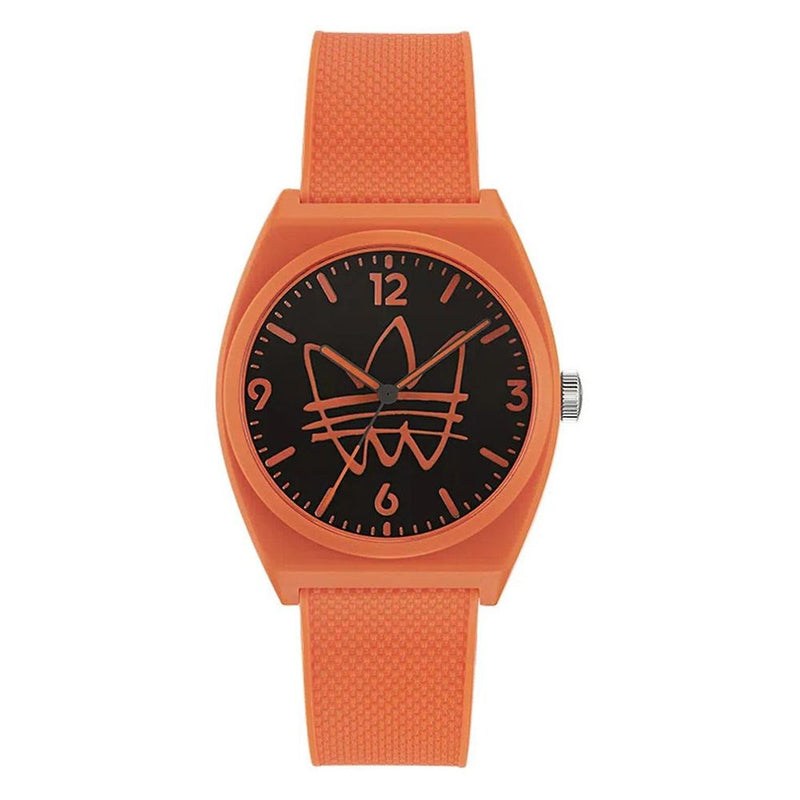 Orange Synthetic Sport Watch