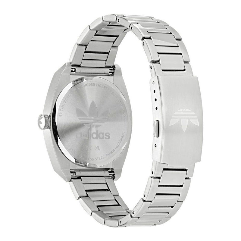 Gray Stainless Steel Dress Watch