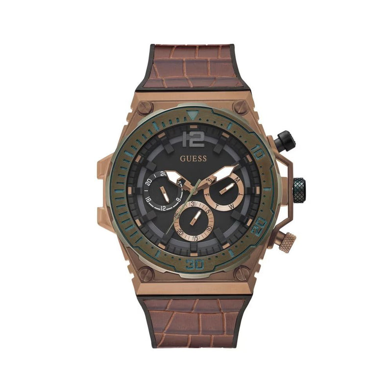 Brown Synthetic Dress Watch