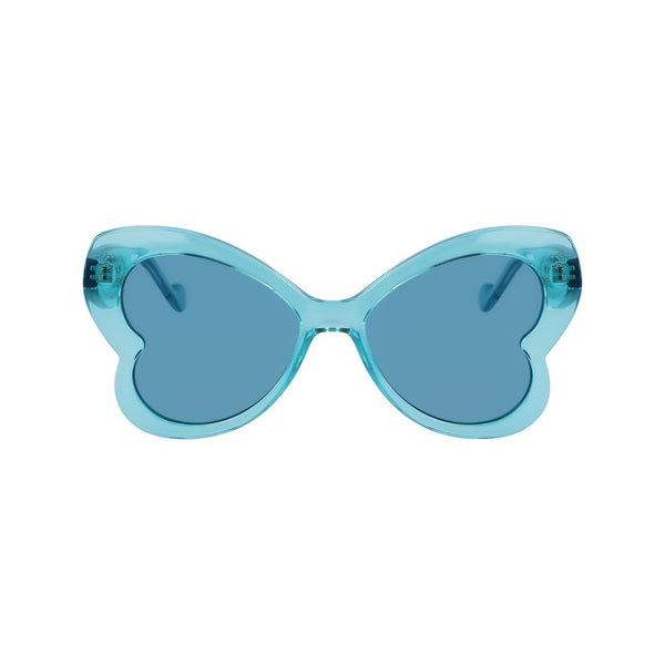 Blue Injected Sunglasses