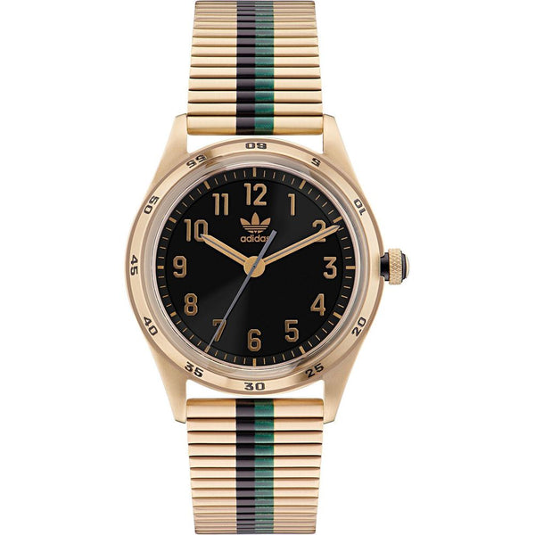 Gold Stainless Steel Dress Watch