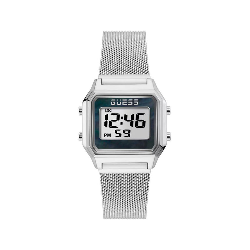 Gray Stainless Steel Digital Watch