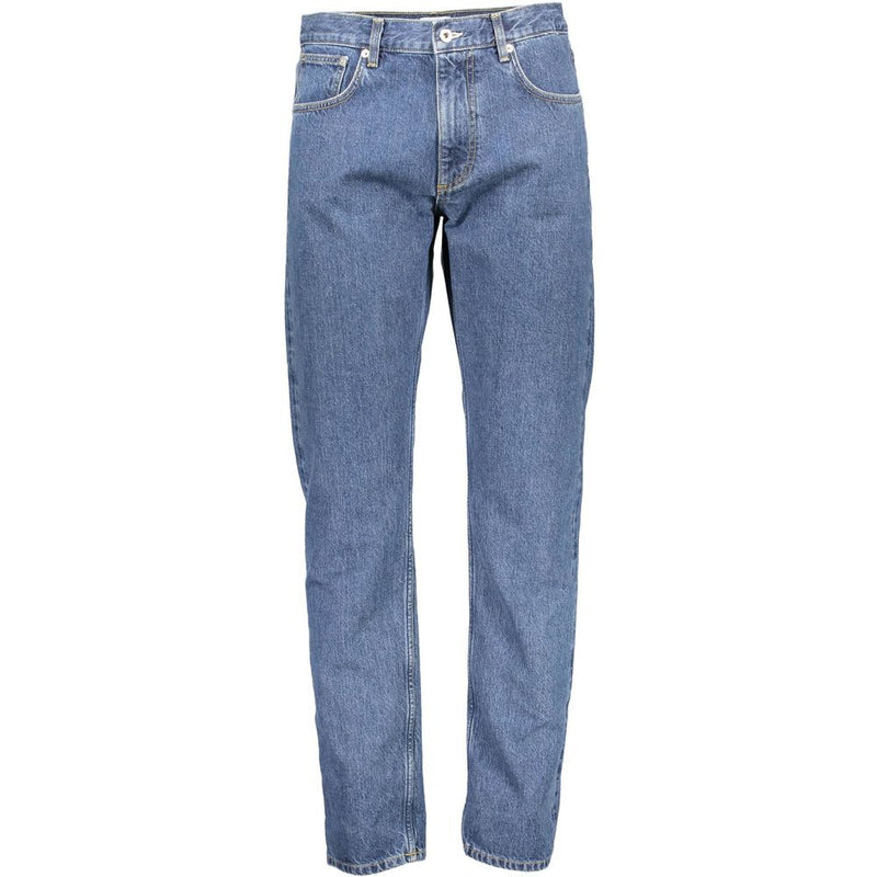 Blue Cotton Men's Jeans