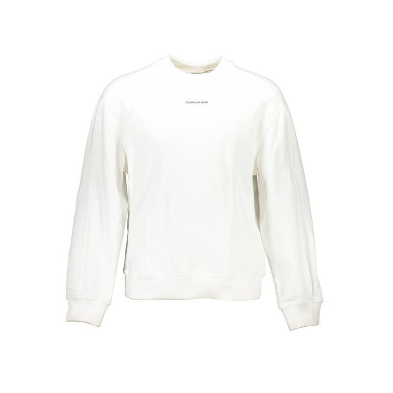White Cotton Men Sweater