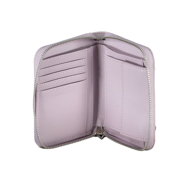 Purple Polyester Women Wallet