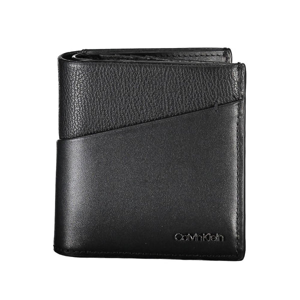 Black Recycled Polyester Men Wallet