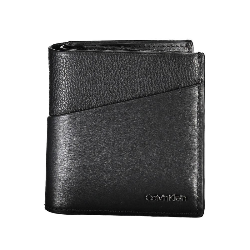 Black Recycled Polyester Men Wallet