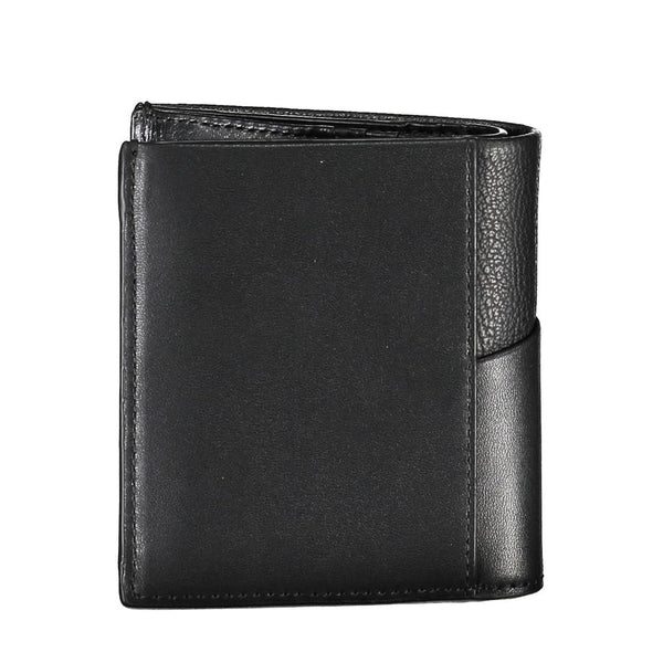 Black Recycled Polyester Men Wallet