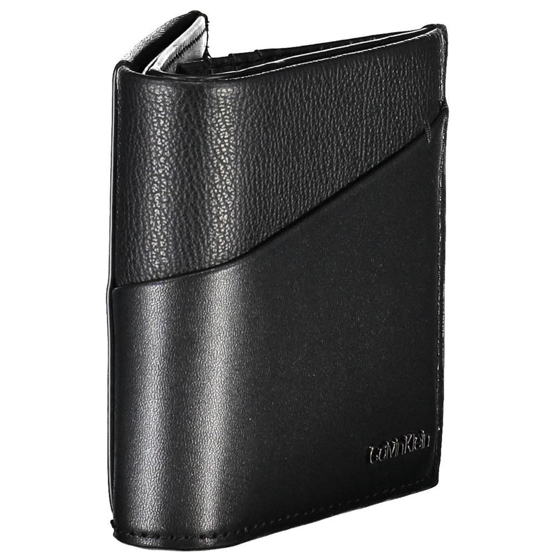 Black Recycled Polyester Men Wallet