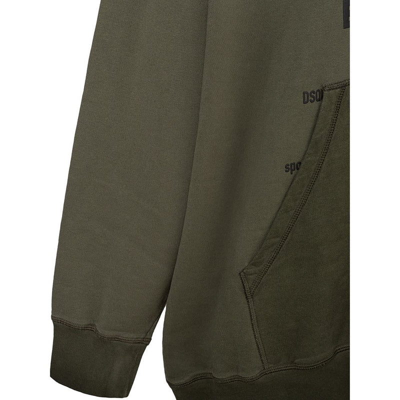 Green Cotton Sweatshirt