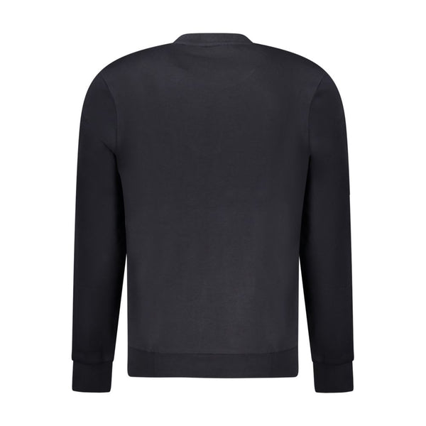 Black Cotton Men Sweater