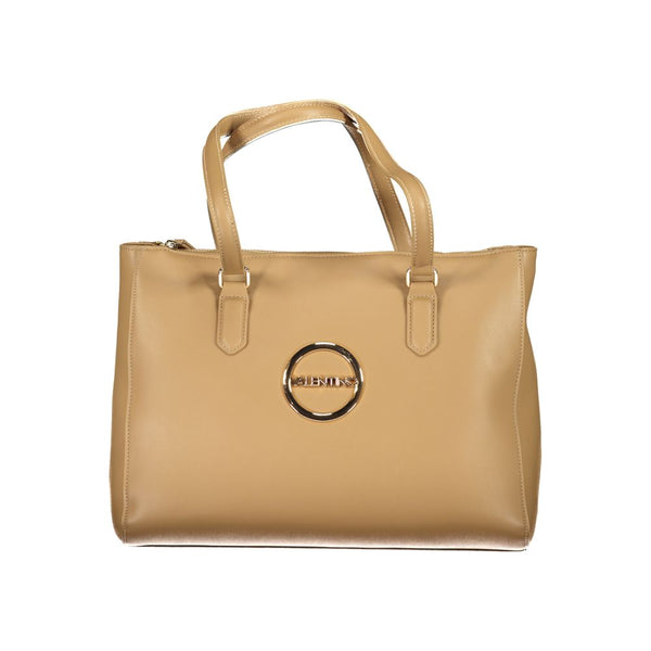 Beige Polyethylene Handbag