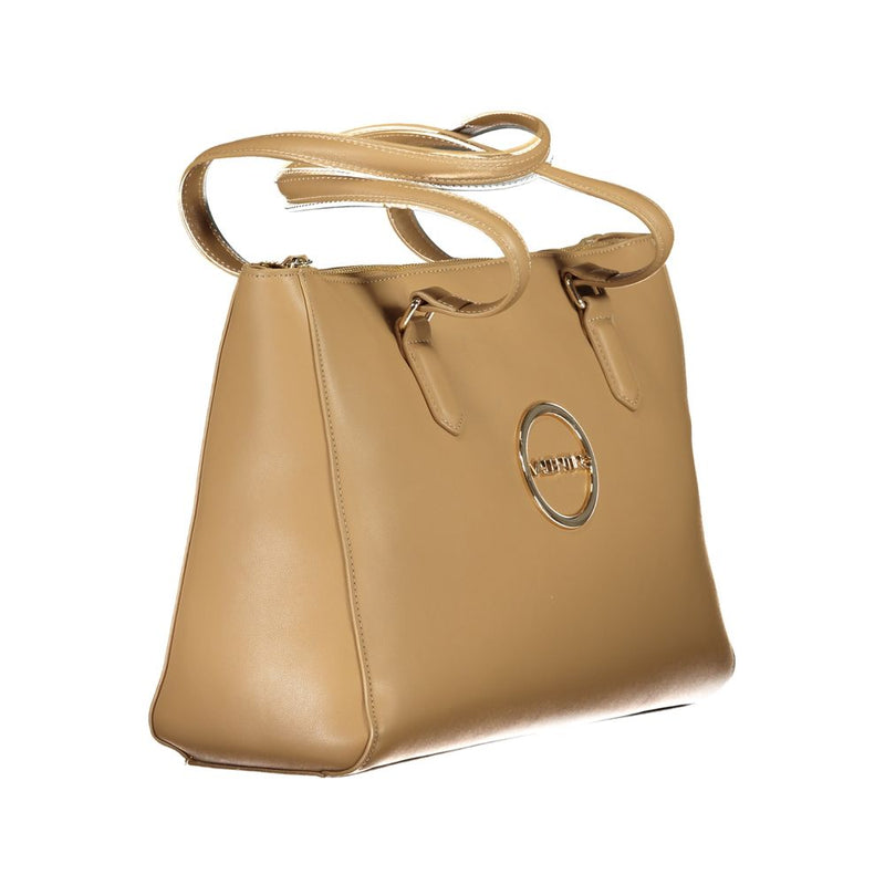 Beige Polyethylene Handbag