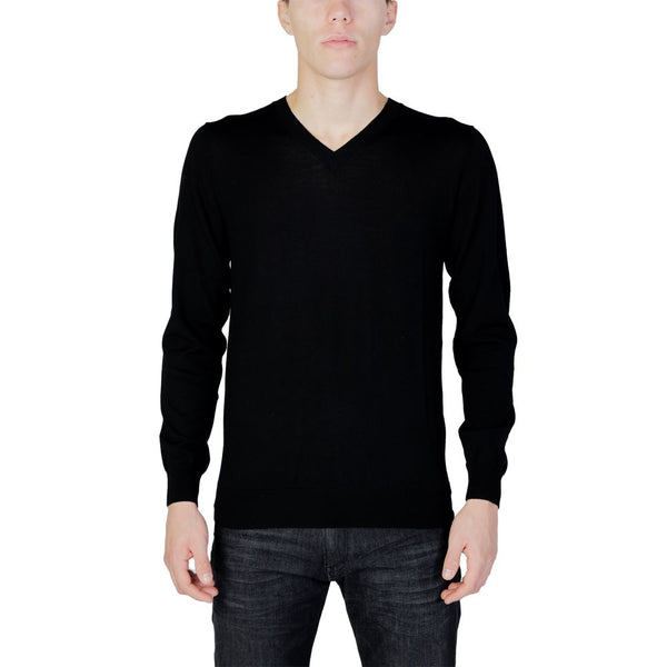 Black Wool Sweatshirt