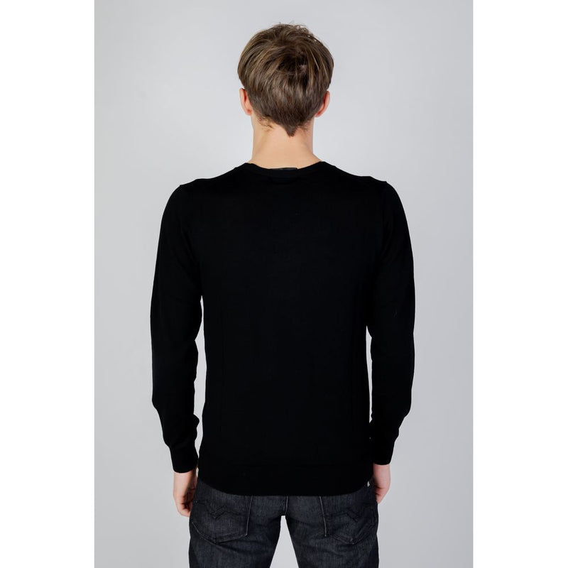 Black Wool Sweatshirt