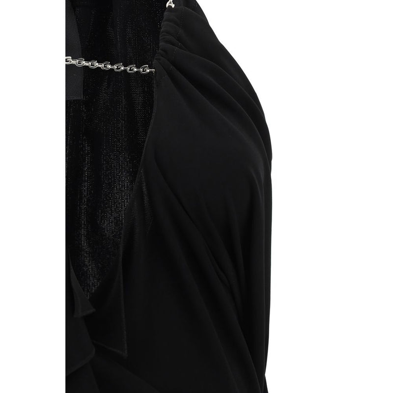 Black Viscose Cocktail Dress