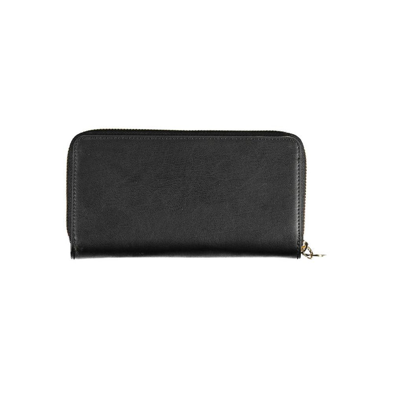 Black Polyethylene Women Wallet